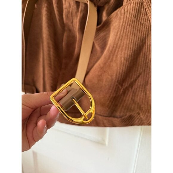 SHEIN curve women’s size 2x-large brown textured shorts - Picture 2 of 8